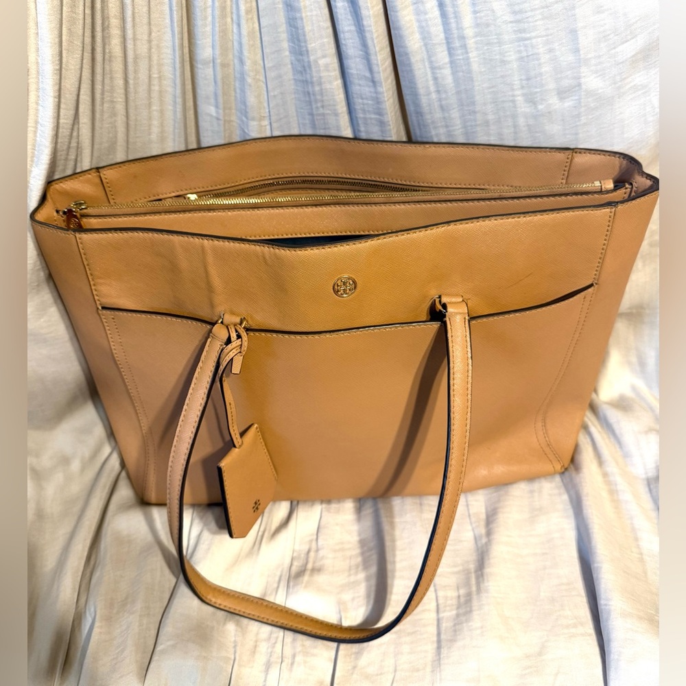 Tory Burch Tan Leather Tote